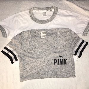 Pink Victoria’s Secret XS shirt vneck T-shirt Cute
